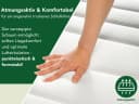 Dreamstar Topper Matratzenauflage 3 cm Kaltschaum Polyester Weiss Bild 3