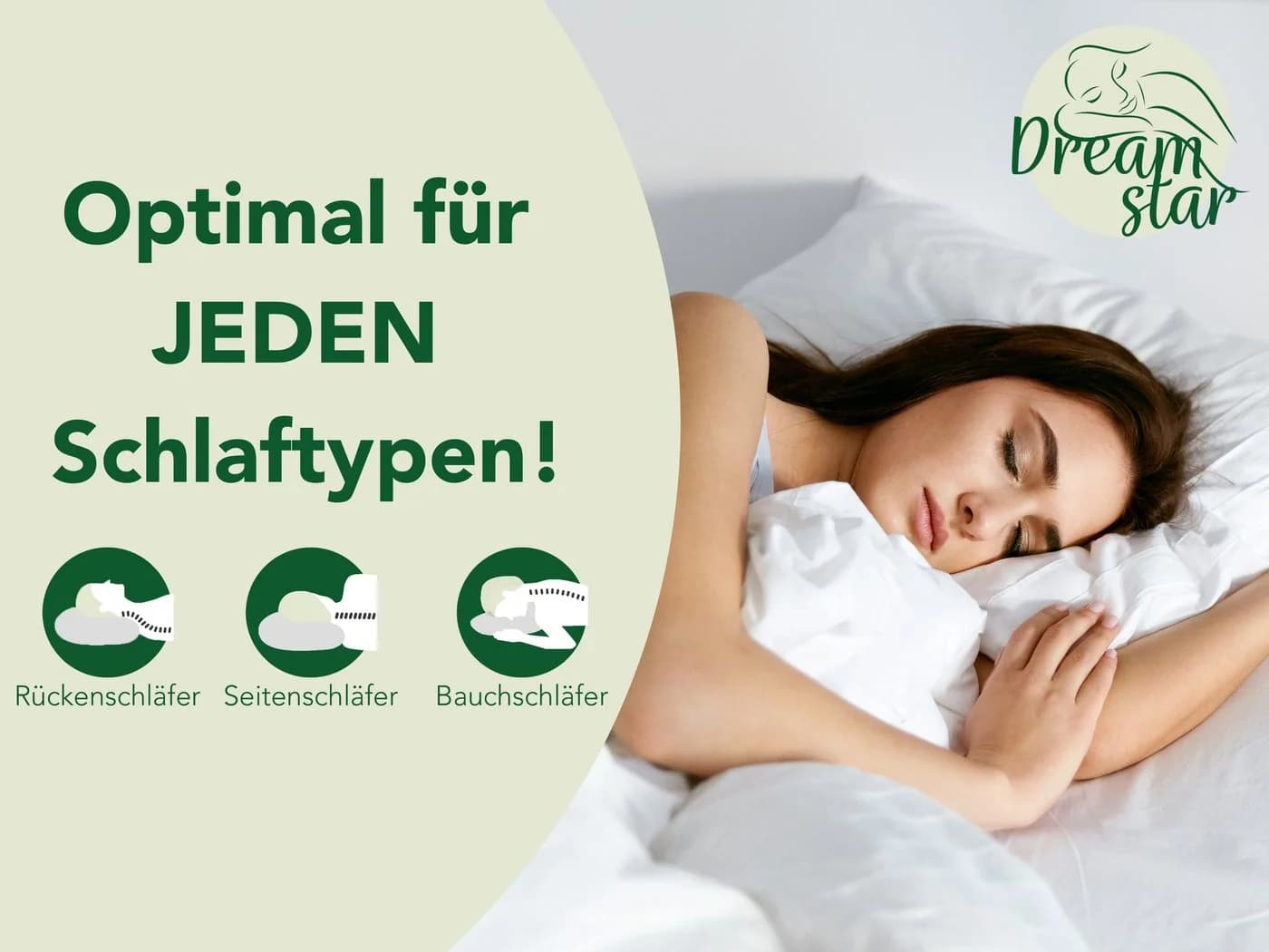 Dreamstar Microfaserkissen Premium Qualität mit Reißverschluss - Bild 5