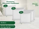 Dreamstar Microfaserkissen Weiß Faserfüllung Allergikerfreundlich Bild 1