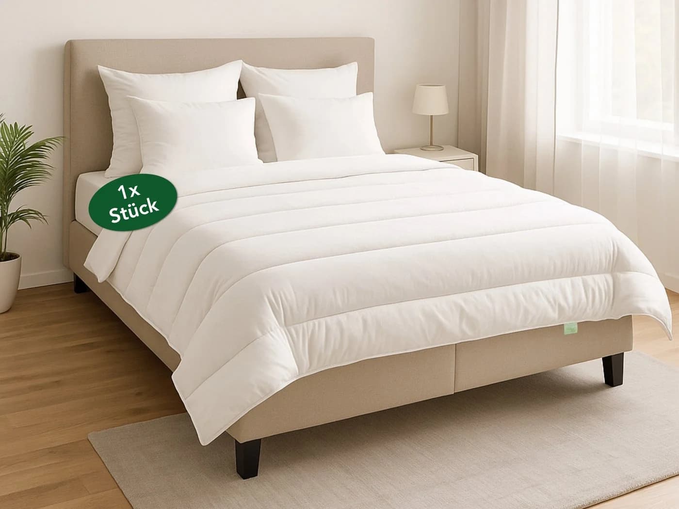 Dreamstar Microfaserbettdecke Eco 2er-Set 4-Jahreszeiten Faserfüllung