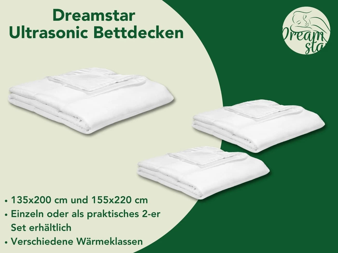 Dreamstar Microfaserbettdecke Eco 2er-Set 4-Jahreszeiten Faserfüllung - Bild 4