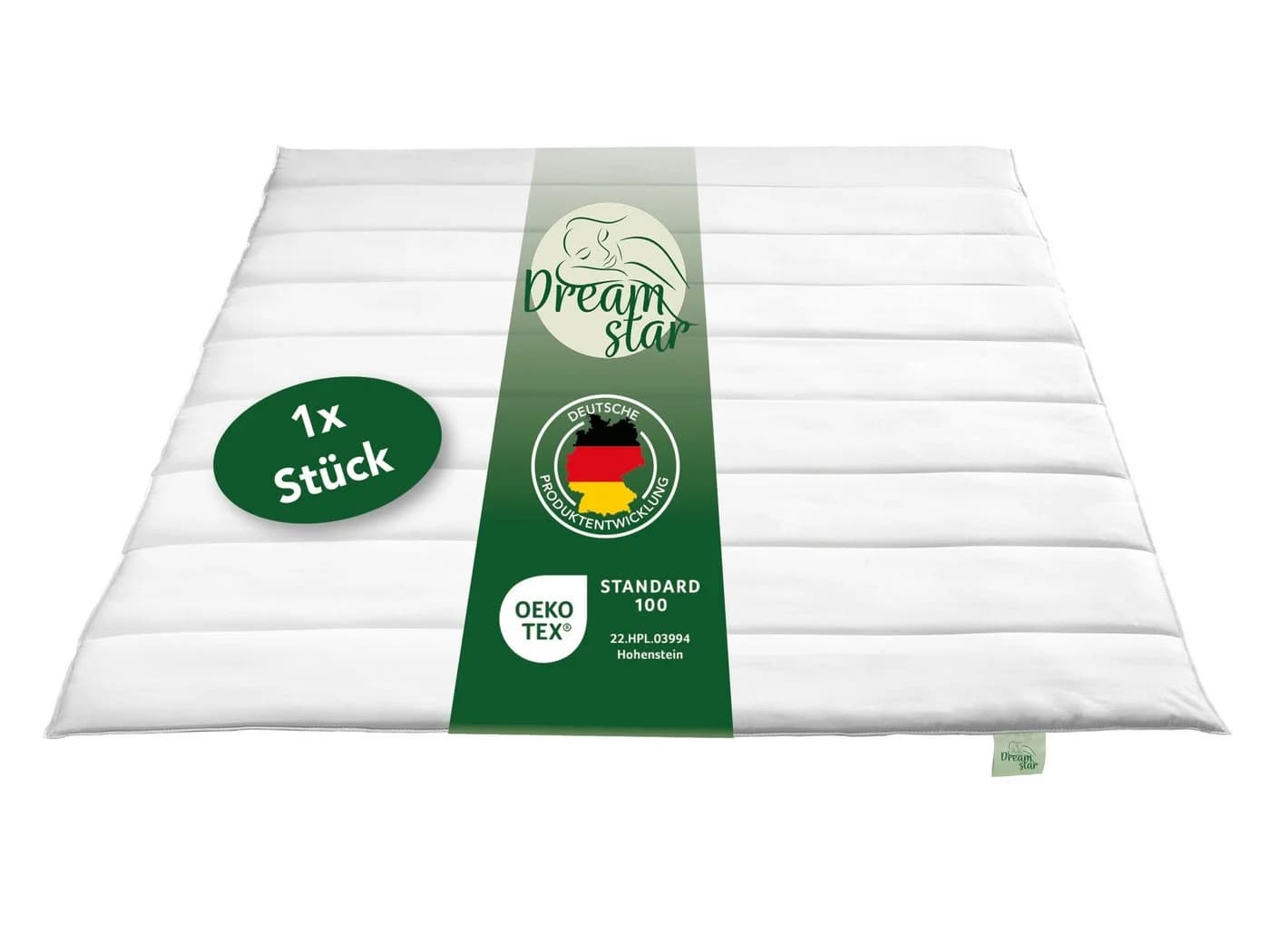 Dreamstar Sommerbettdecke Eco Microfaser Leicht Weiß - Bild 2