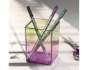 Idena Aufbewahrungsbox Stiftehalter Bicolor Acryl Pink/Grün Bild 5