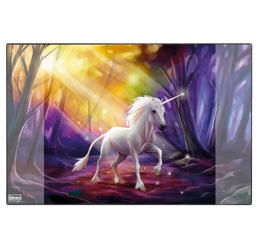 Idena Schreibtischunterlage Einhorn Motiv mit Einstecktaschen - Bild 2