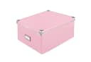 Idena Aufbewahrungsbox mit Deckel Rosa Faltbar Bild 1