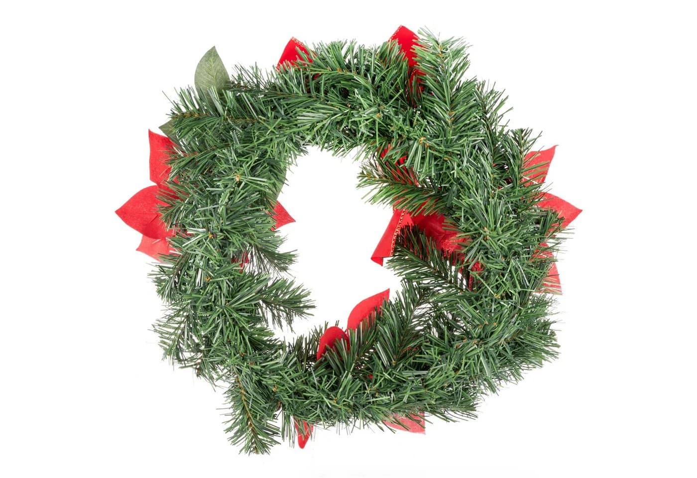 Idena Adventskranz mit roten Schleifen Ø40cm für Innen - Bild 4