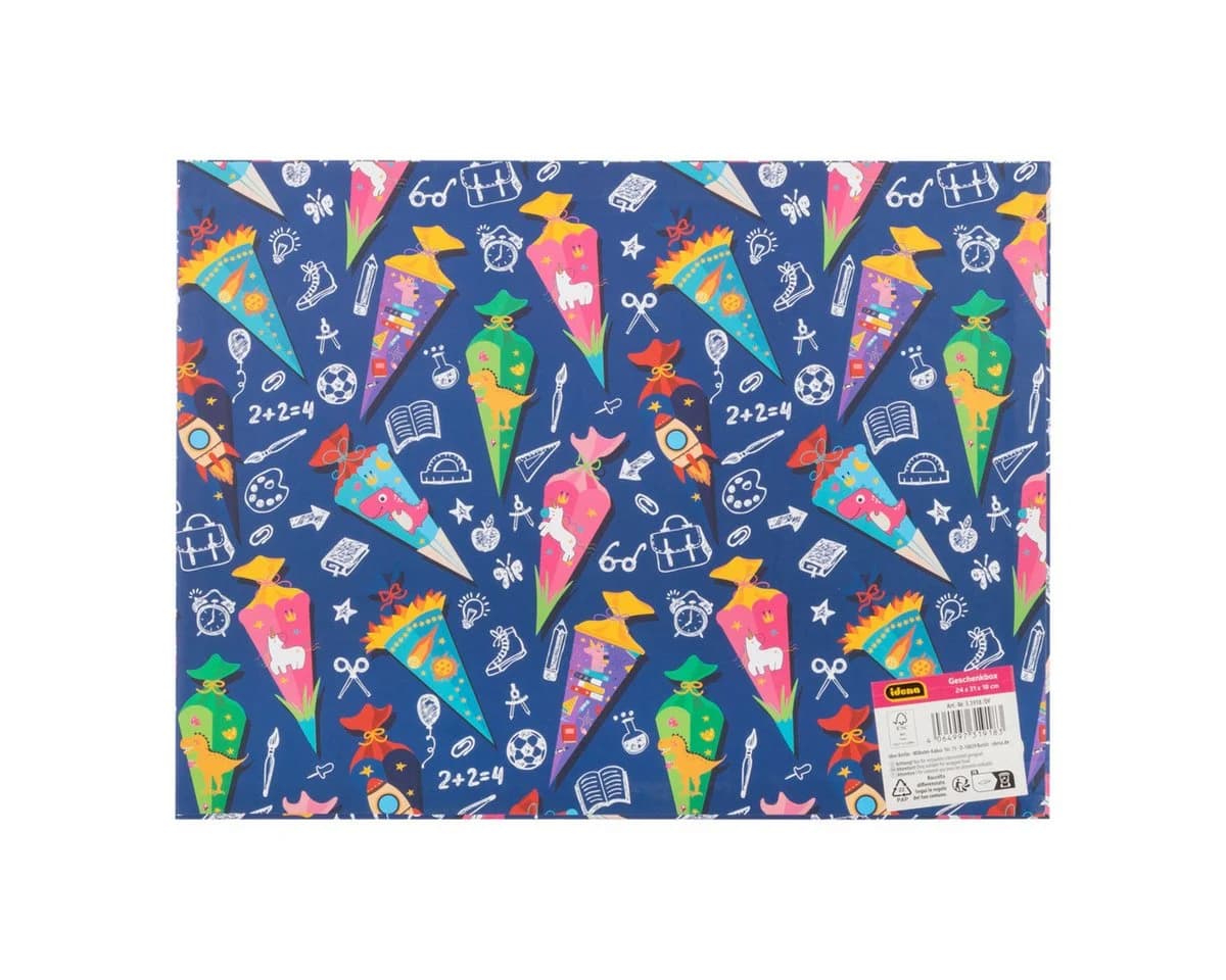 Idena Geschenkbox Schultüte Blau - Bild 4