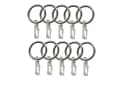BASIT Gardinenring Metallringe mit Überklipshaken C10 für 16 mm Bild 2