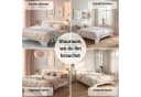 OTTO home Doppelbett AGORDO Weiß Eiche Artisan Holzbett Bild 4