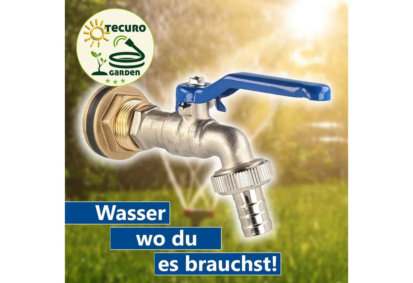tecuro Kugelauslaufventil für Regentonne Wassertank - Bild 5