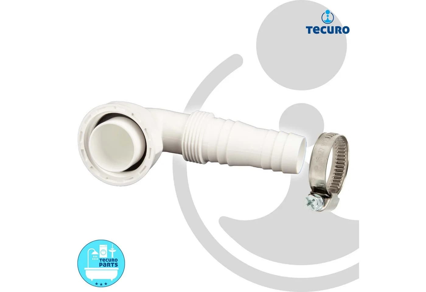 tecuro Siphon Geräteanschlusstülle 90° extra lang - Bild 4
