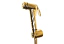 tecuro Bidetarmatur SHATTAF Set Gold 1,20m Schlauch Bild 2