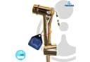 tecuro Bidetarmatur SHATTAF Set Gold 1,20m Schlauch Bild 4
