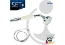 tecuro Brausegarnitur Nostalgie Handbrause Chrom 1-strahlig Bild 1