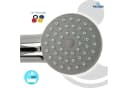tecuro Handbrause ew-easy Brauseregen Silber Antikalkdüsen Bild 4
