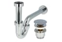 tecuro Siphon Set mit Pop-Up Ablaufventil für Waschtisch Bild 2