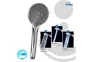tecuro Duschbrause Handbrause 100mm 3-Funktionen Antikalk Chrom Bild 1