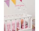 ELLA & PIET® Puppenbett COZY mit Schrank und Mobile Weiß-Rosa Bild 5