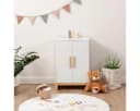 ELLA & PIET® Puppenschrank DRESSY Weiß-Schlamm Holz Bild 5