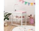 ELLA & PIET® Puppenwickeltisch SPLASHY mit Badewanne und Mobile Weiß-Rosa Bild 3