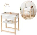 ELLA & PIET® Puppenwickeltisch SPLASHY mit Badewanne und Mobile Weiß-Schlamm Bild 2
