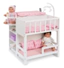 ELLA & PIET® Puppen Pflegecenter 6in1 Weiß-Rosa Holz Bild 2