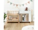 ELLA & PIET® Puppenpflegecenter NURSERY 6in1 Holz Weiß-Grau Bild 3