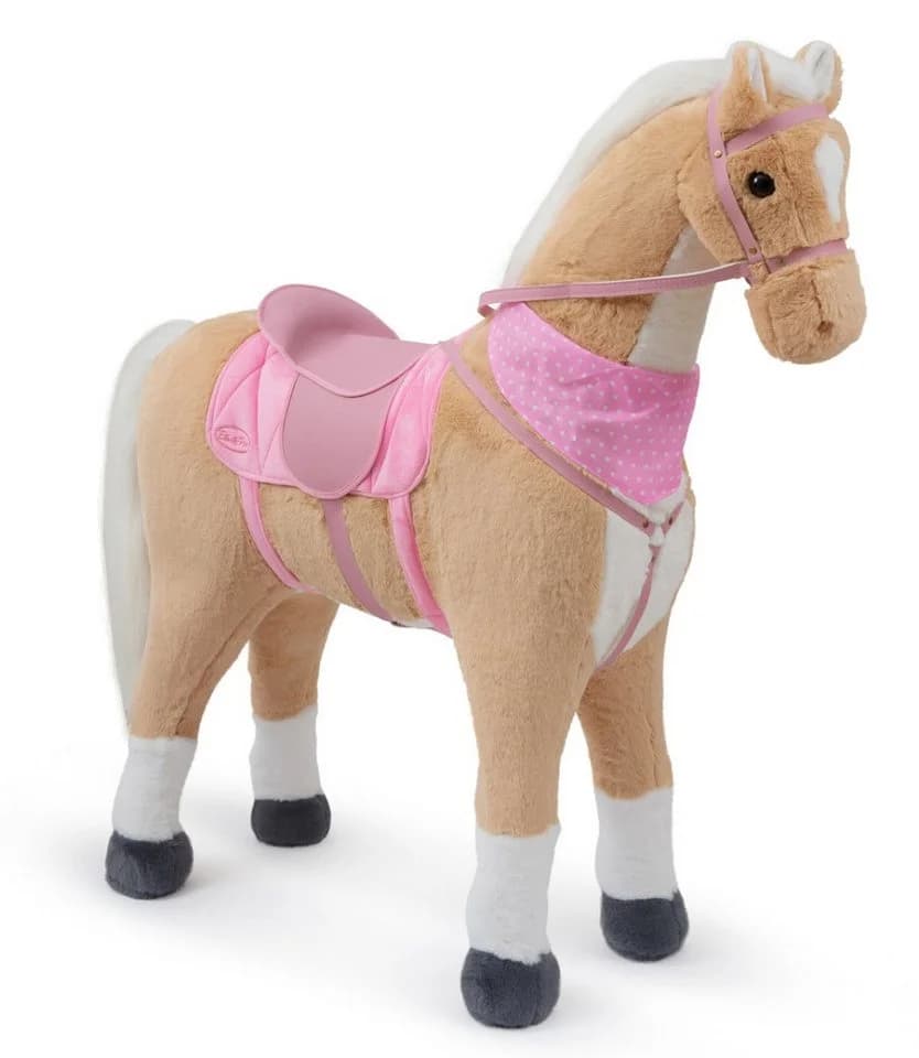 ELLA & PIET® Stehpferd Stella XXL Beige-Rosa mit Zubehör - Bild 2