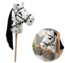 ELLA & PIET® Steckenpferd Großes Hobby Horse COOKIE Weiß-Schwarz mit Tasche Bild 2