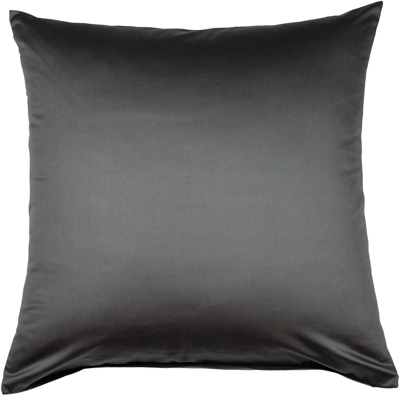 Kissenbezug JANINE Mako Satin Grau 80x80cm Baumwolle - Bild 2