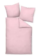 Traumschloss Satin Bettwäsche 2-teilig Rosa Baumwolle UNI Bild 2