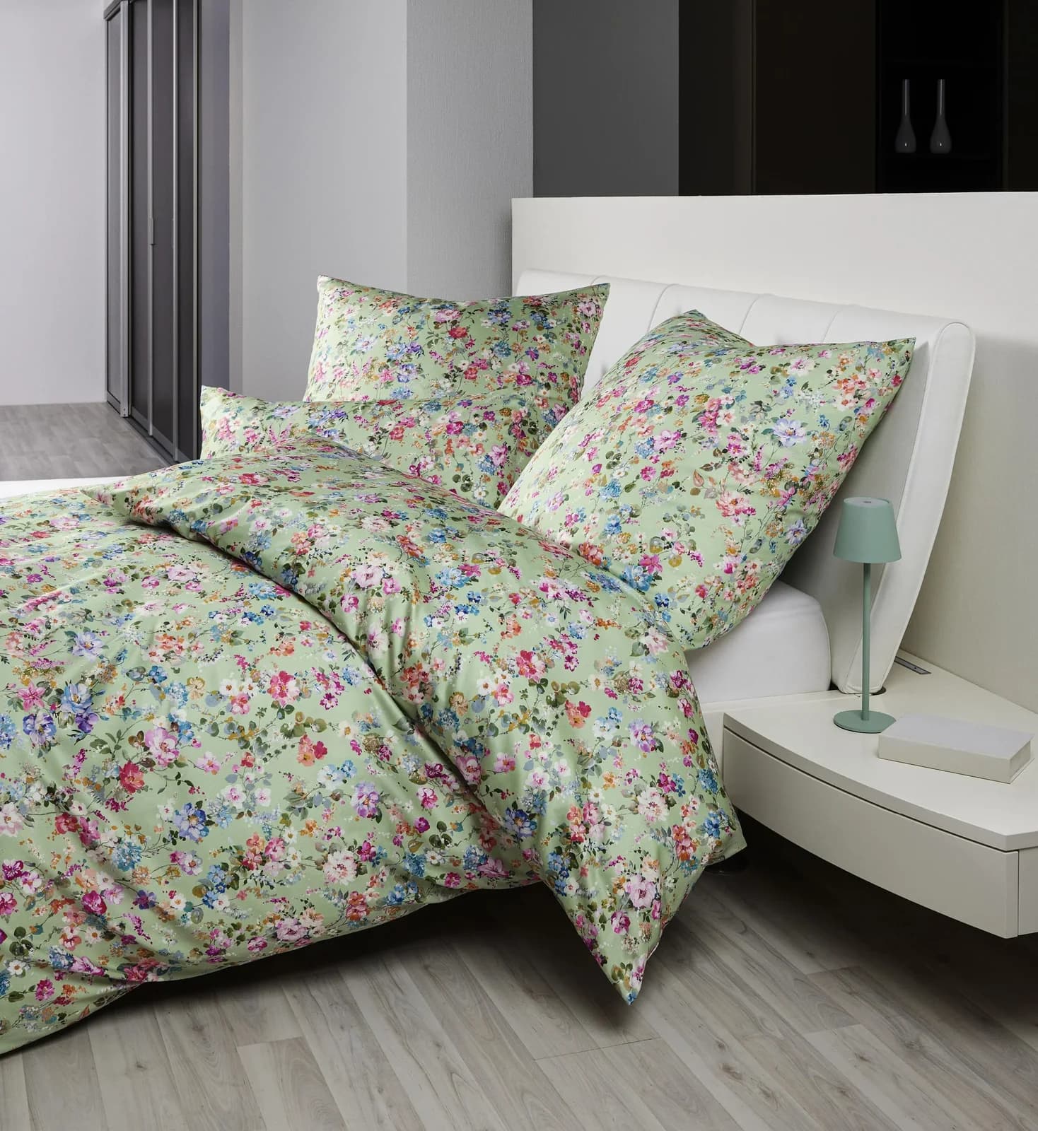 Wendebettwäsche JANINE Milano 155x220 cm Mako-Satin