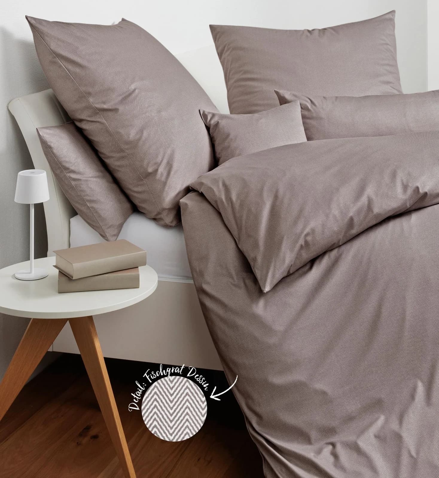 JANINE Interlock-Jersey Bettwäsche Set 155x200 cm Baumwolle