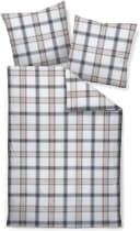 Janine Soft-Cotton Bettwäsche Silber Anthrazit Bild 1