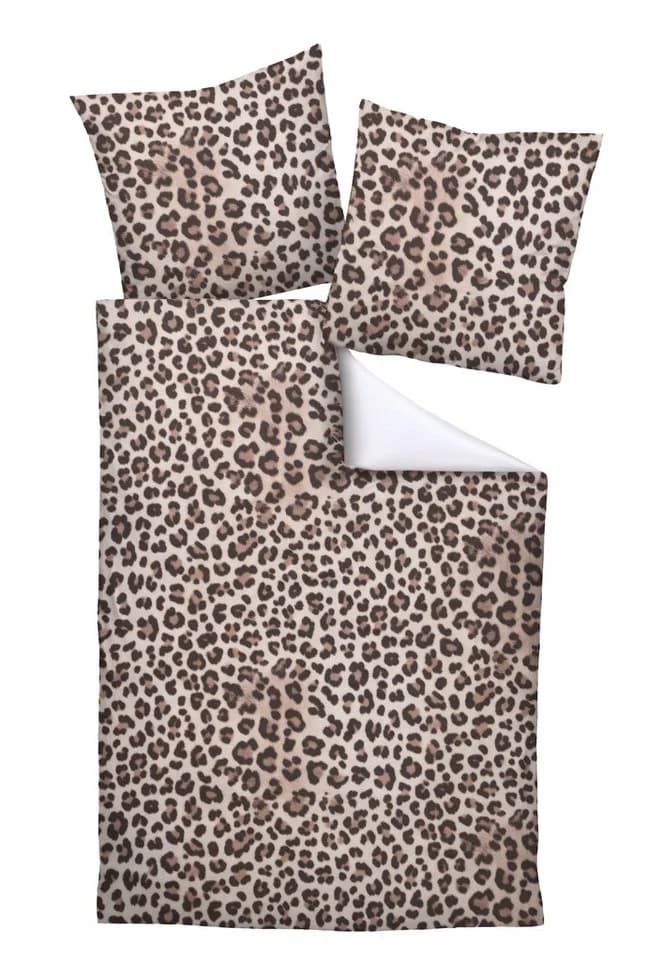 Janine Bettwäsche Mako-Baumwolle Mako-Satin Leopardenmuster Wendebettwäsche - Bild 2