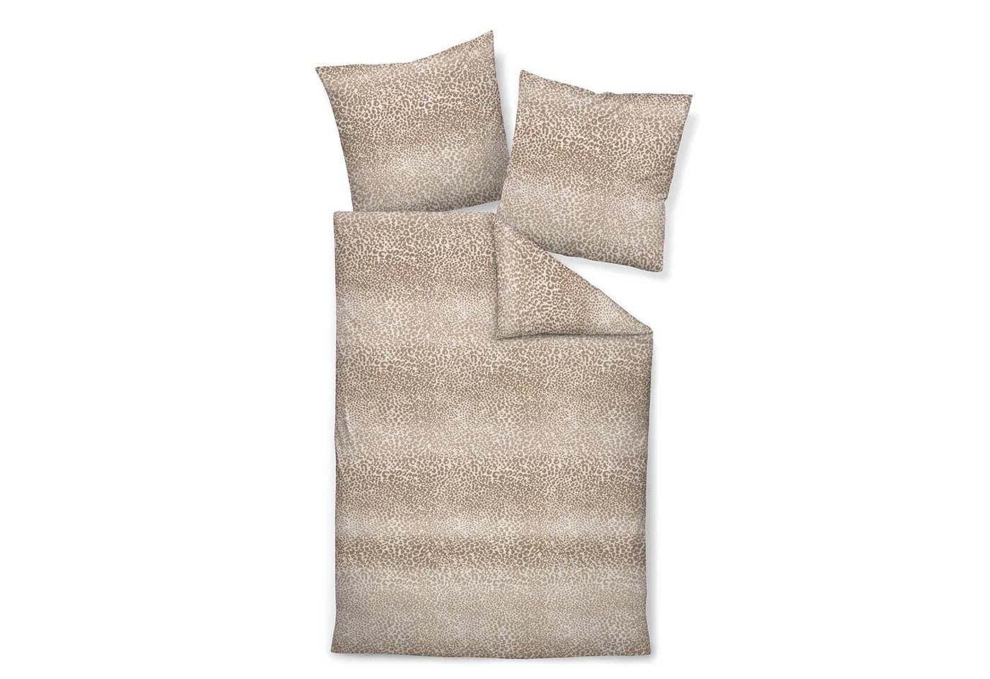 Janine Bettwäsche Davos 65195 Biber 3-teilig Beige/Braun - Bild 4
