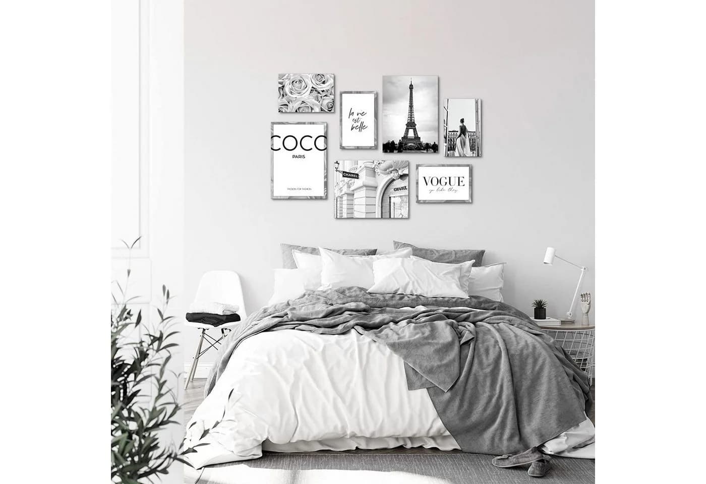 Novart Wandbild Paris Aufhängfertig 100x70 cm