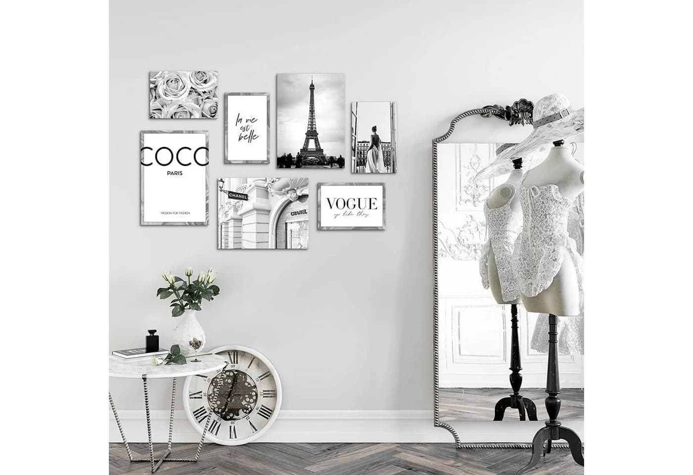 Novart Wandbild Paris Aufhängfertig 100x70 cm - Bild 5