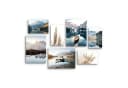 Novart Wandbild Set Landschaft Natur See Berge 100x70 cm Bild 1
