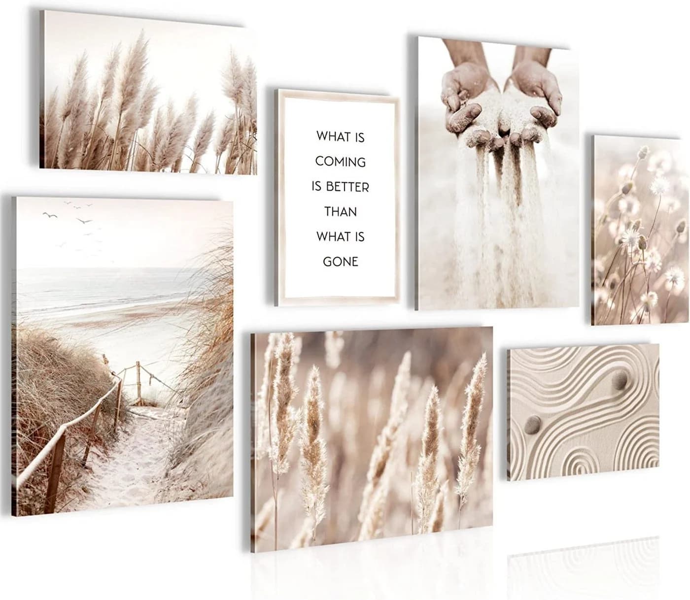 Novart Wandbild Boho Natur Pampas Aufhängfertig - Bild 2