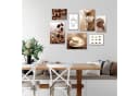 Novart Wandbild Küche Kaffee Obst Braun 100x70 cm Bild 1