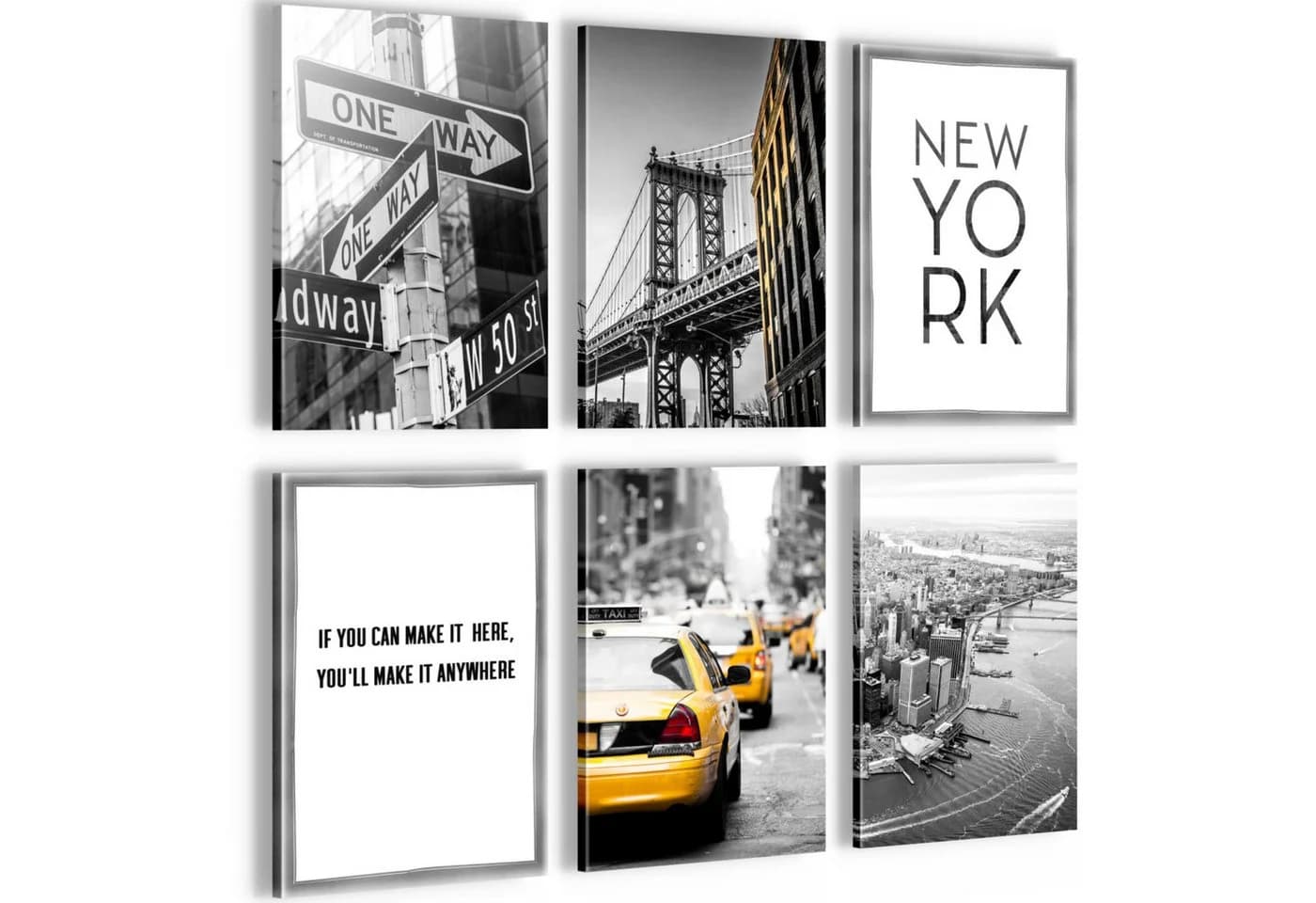 Novart Wandbild-Set New York City Modern 6-teilig - Bild 2