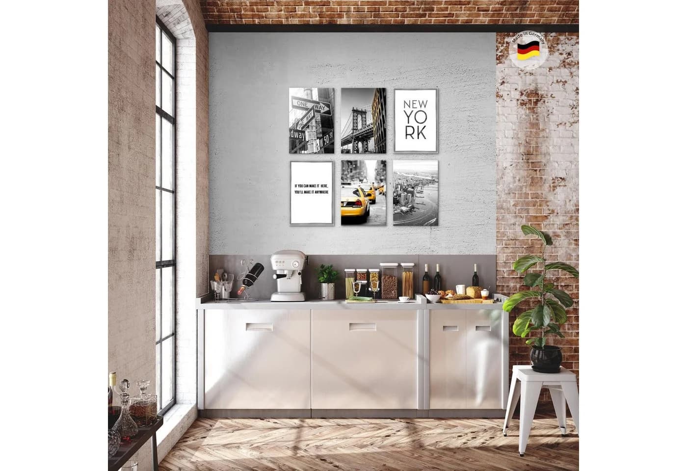 Novart Wandbild-Set New York City Modern 6-teilig - Bild 3