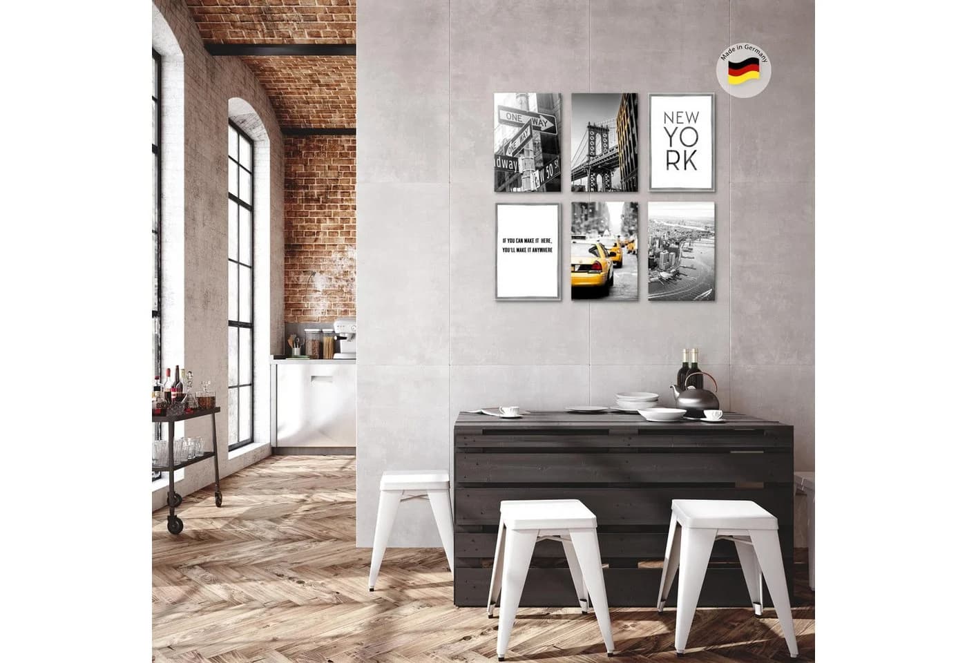 Novart Wandbild-Set New York City Modern 6-teilig - Bild 4