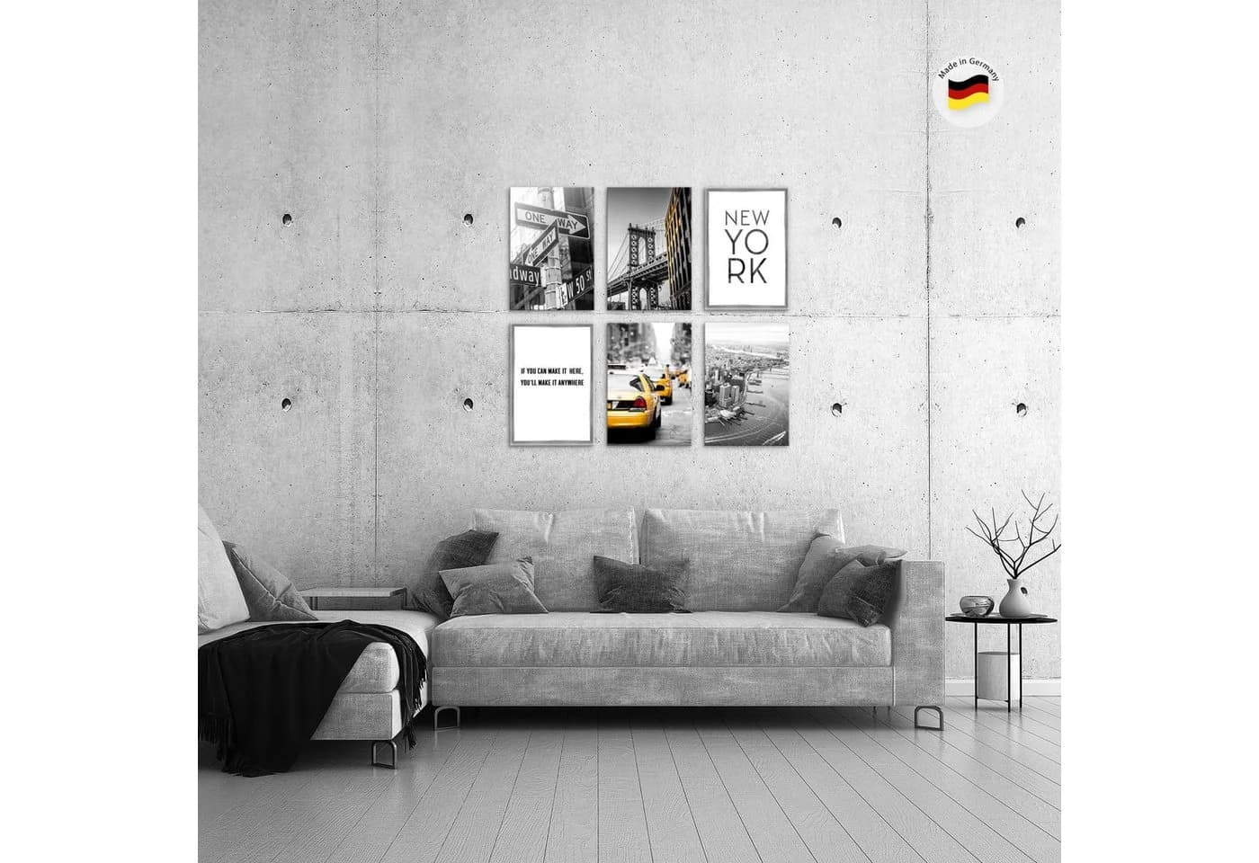 Novart Wandbild-Set New York City Modern 6-teilig - Bild 5