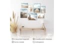 Novart Wandbild Strand Meer Leuchtturm 7-teilig Blau Beige Bild 3