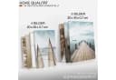 Novart Wandbild Strand Meer Leuchtturm 7-teilig Blau Beige Bild 4