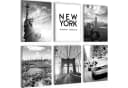 Novart Wandbild-Set 6-teilig New York City Modern Bild 2