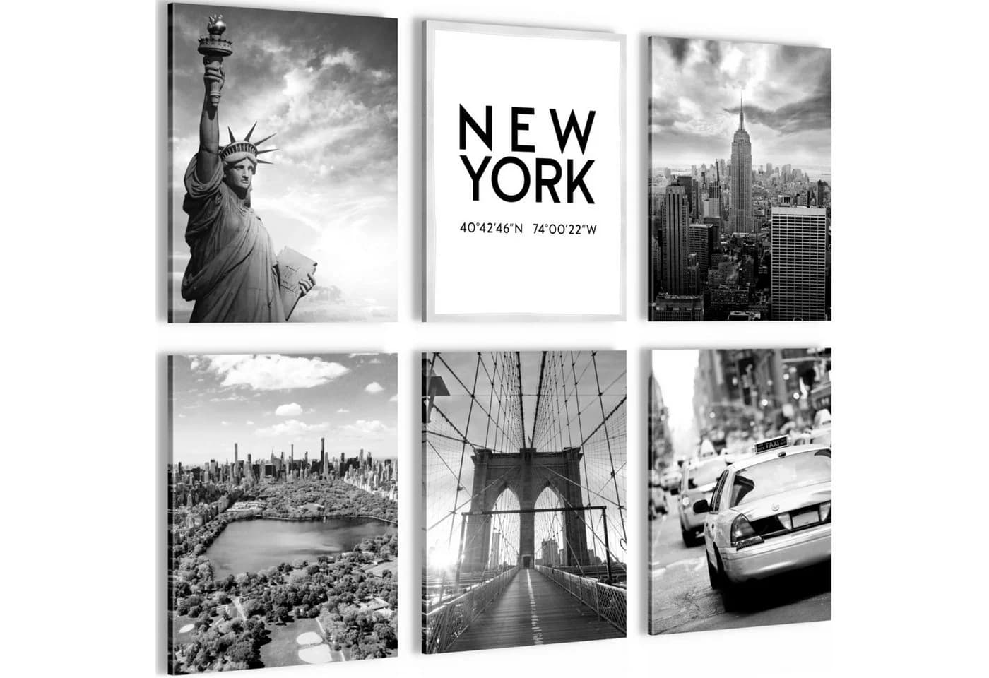 Novart Wandbild-Set 6-teilig New York City Modern - Bild 2