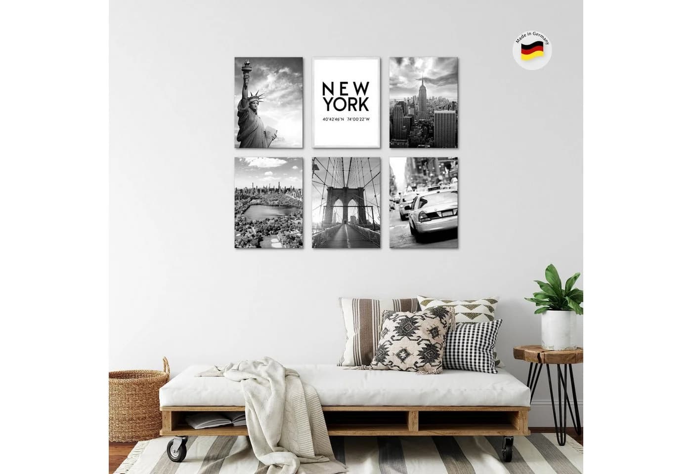Novart Wandbild-Set 6-teilig New York City Modern - Bild 3